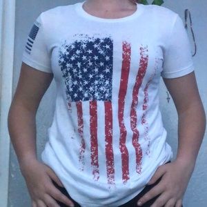 american flag tshirt